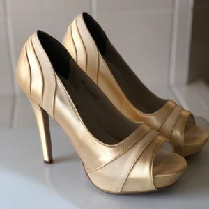 Emmy Dyeable Platform Pump by Touch Ups